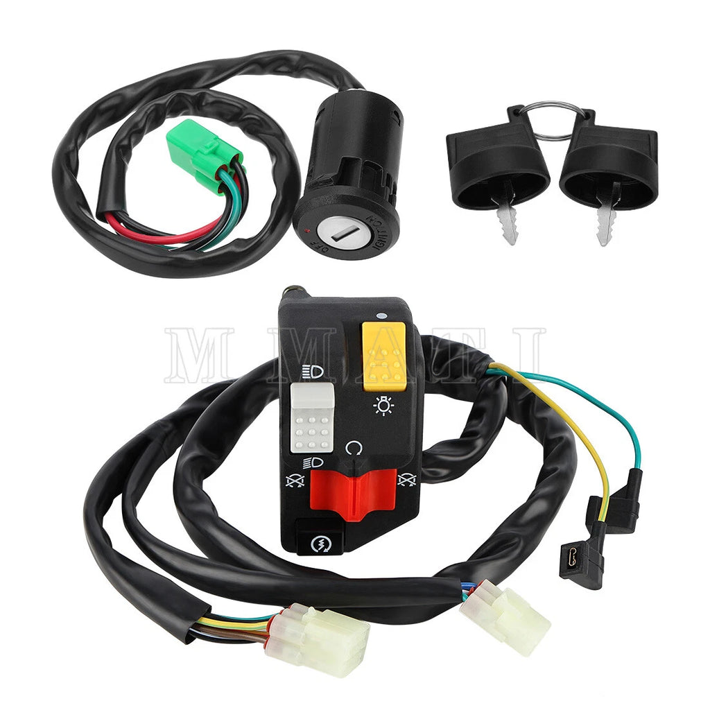 Handlebar Kill Switch & Ignition Key Switch for Honda Sportrax 400 TRX400EX (2005–2007)