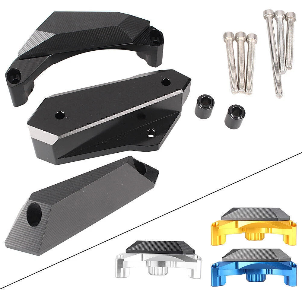 Black Engine Guard Frame Slider Protector for Yamaha YZF R3 R25 (2015–2017)