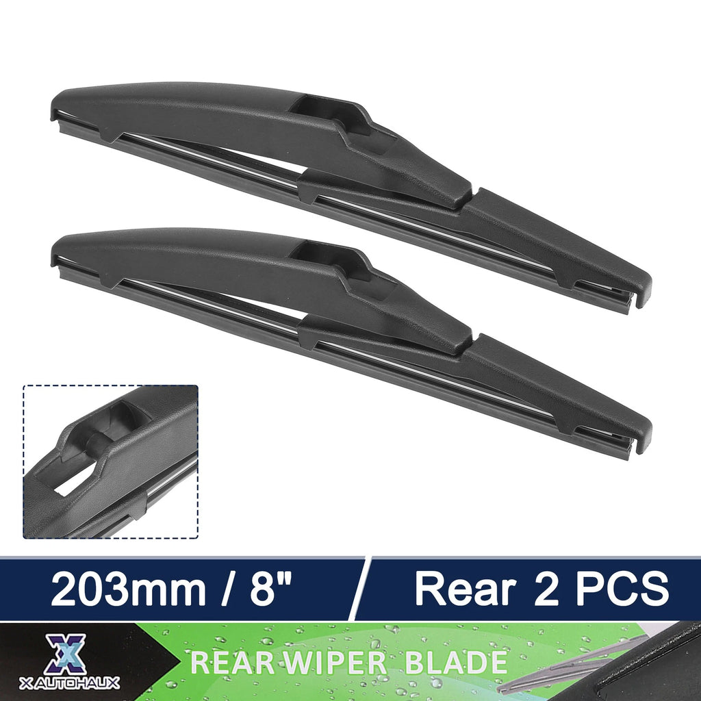 2pcs Rear Windshield Wiper Blade Replacement for Lexus CT200h (2011–2017)