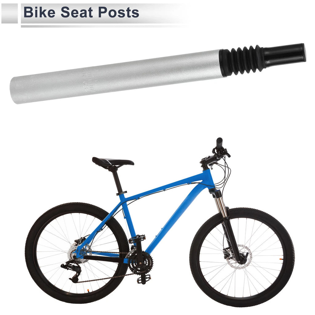 Bike Seat Posts 33.9x350mm Replacement Shock-absorbing for Aluminum Bicycle