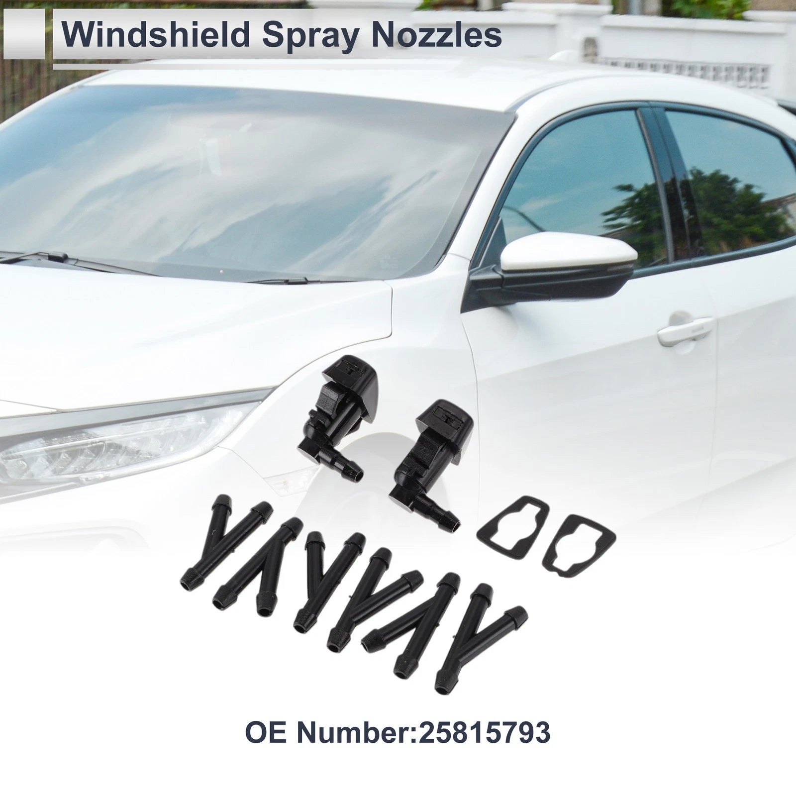 Washer Nozzle Set with 6 Hoses for Ford F150 (2009–2014)
