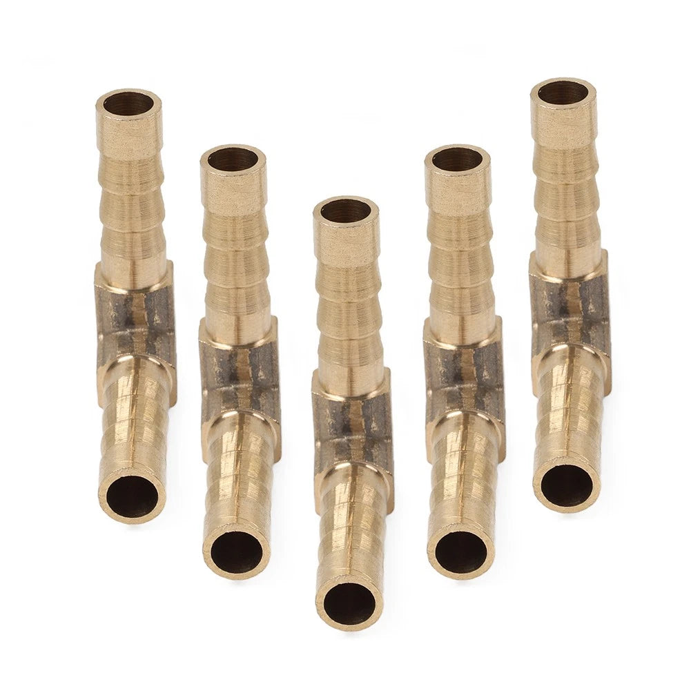 5Pc 5/16 x 5/16 Brass Barbed Pipe Fitting Hose Barb Elbow 90 Degree