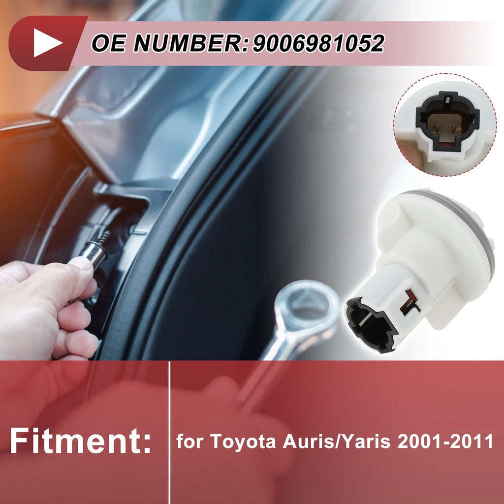 Front Turn Signal Light Socket Replacement for Toyota Auris Yaris (2001–2011)