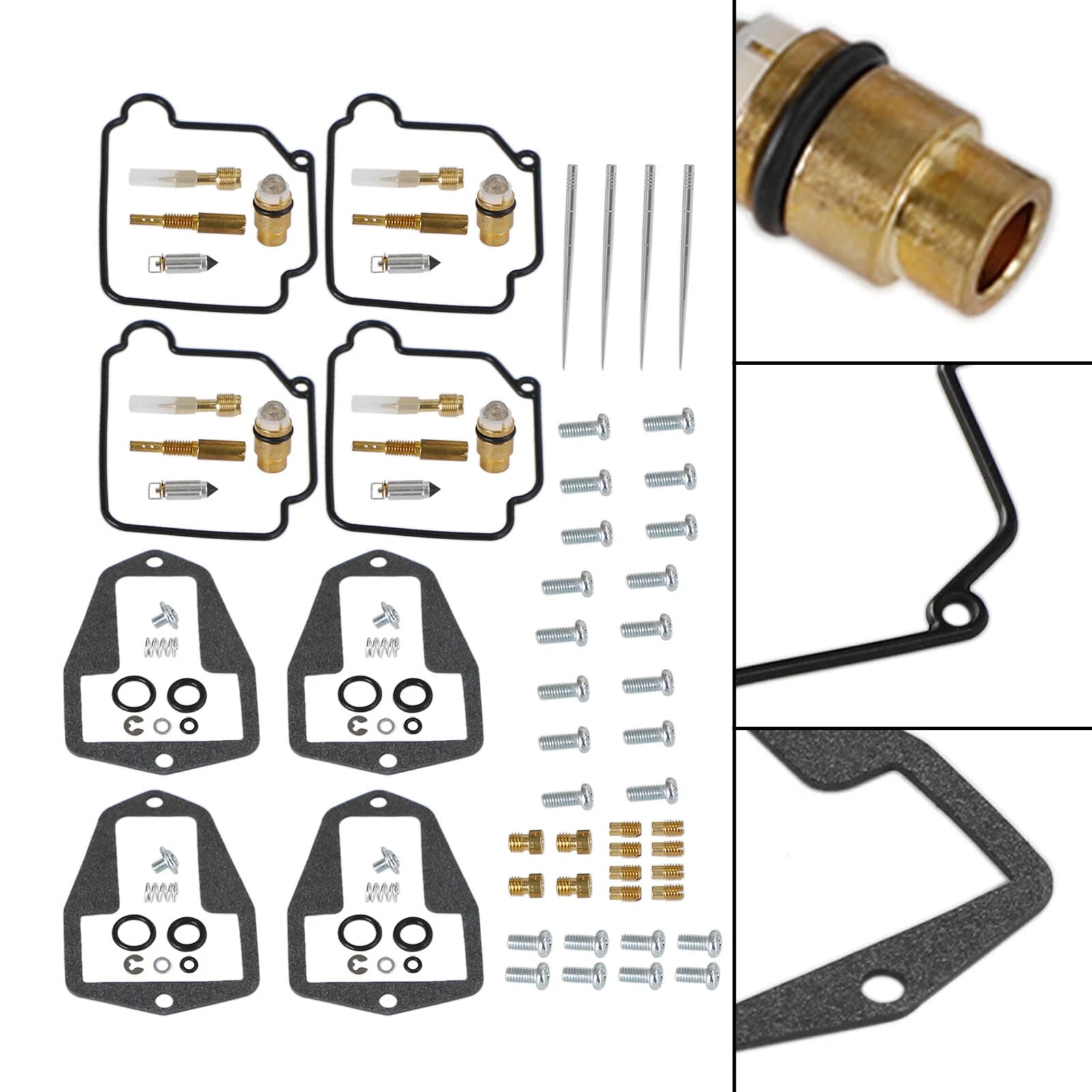 4X Carburetor Rebuild Repair Kit for Suzuki DR250 DR350 (T9)