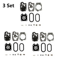 3X Carburetor Repair Kit for Husqvarna 130BT (Walbro K20-WYA)