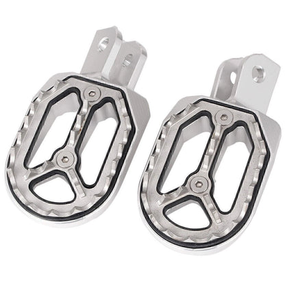 2X Motorcycle Foot Pegs for Honda CRF230L (2003–2009) Silver