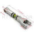 Chrome Adjustable Lowering Kit for Honda 400EX (1.5" to 4.5")