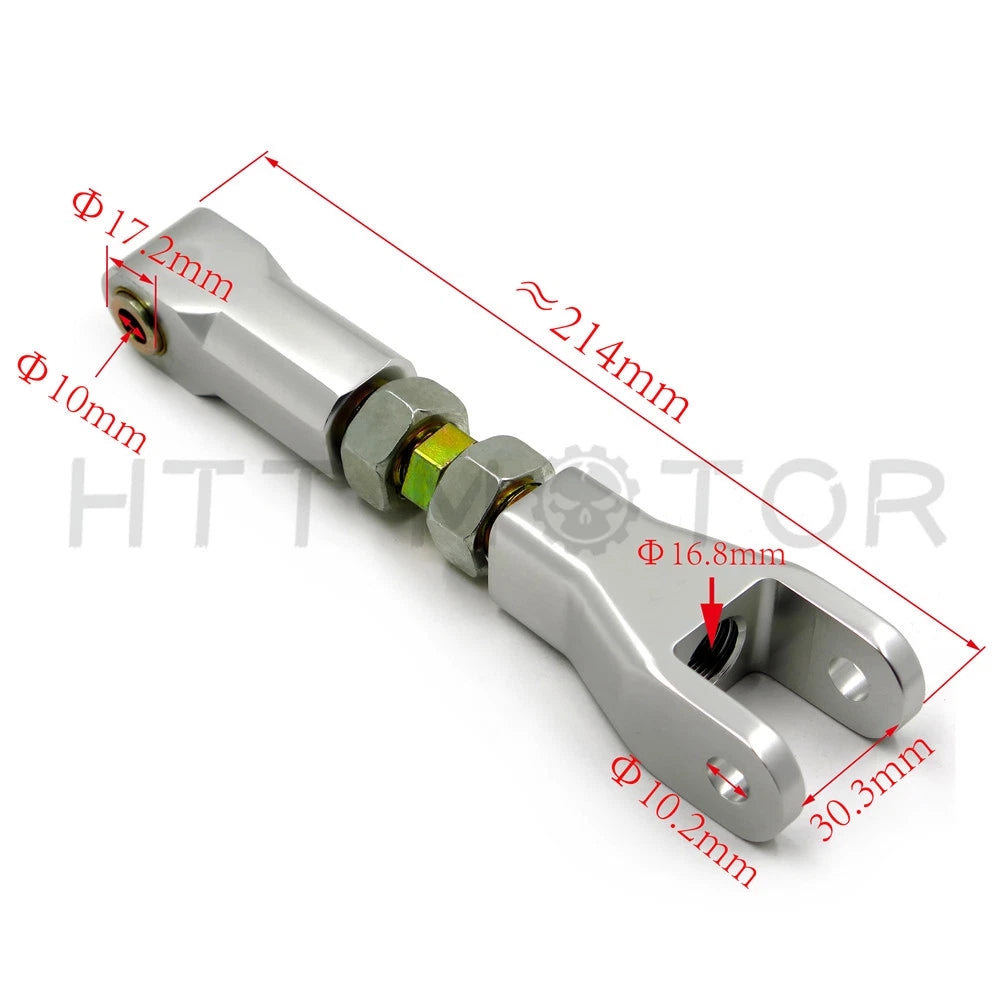 Chrome Adjustable Lowering Kit for Honda 400EX (1.5" to 4.5")
