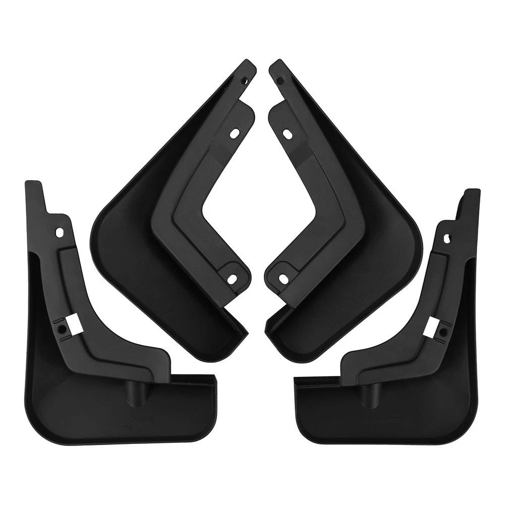 Set of 4 Black PP Plastic Mud Flaps for Chery Tiggo 8 Pro (2022–2025)