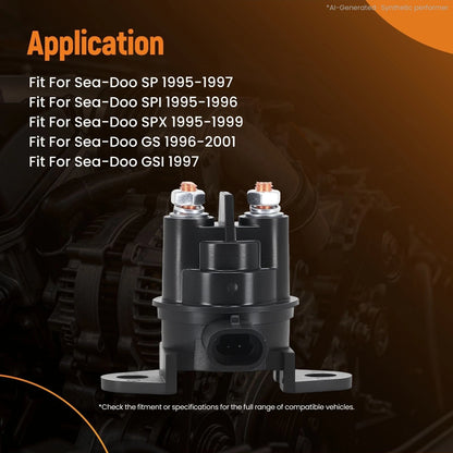 Starter Relay for Sea-Doo SP SPI SPX GS GSI (1995–1997) 278001802