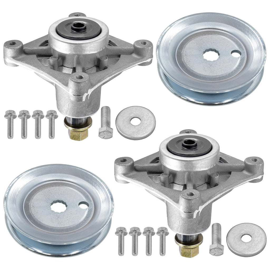 Deck Spindle and Pulley Replacement for Hustler Dash XD Surfer Pro (34 in) (2018–2024)