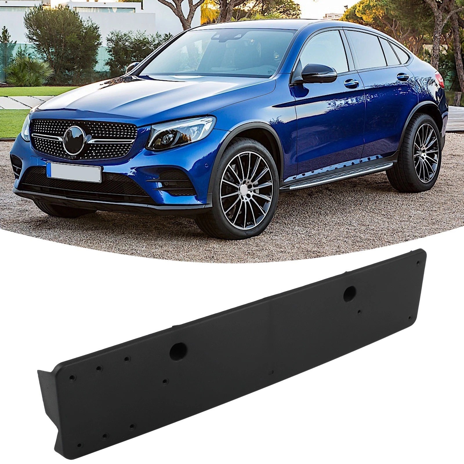 Front Bumper Plate Bracket for Mercedes GLC X253 (2016–2019)