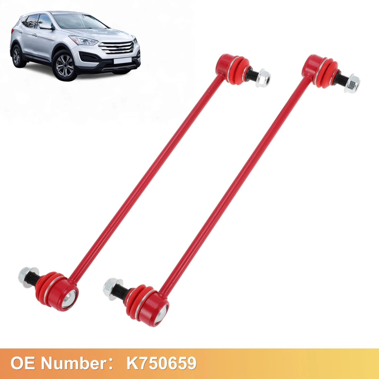 Front Sway Bar Links Replacement 2pc for Hyundai Santa Fe Kia Sorento (2006–2012)
