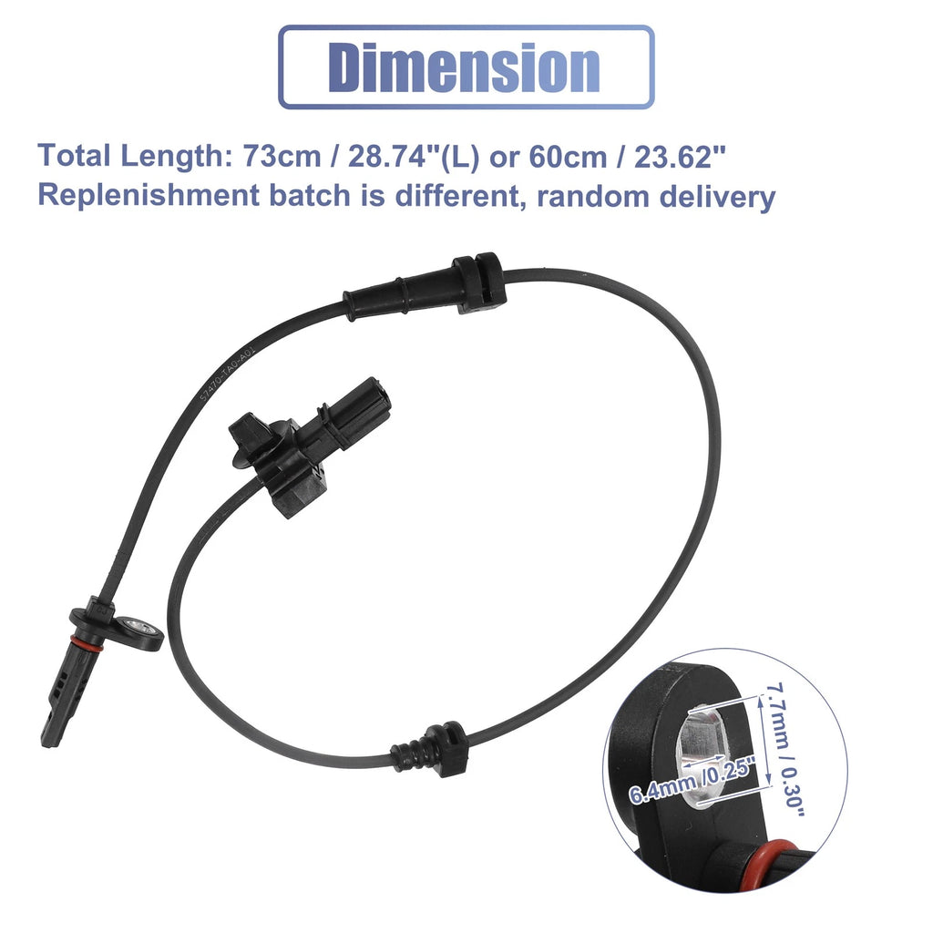 1pc ABS Sensor No. 57470TA0A02 for Honda Accord (2008–2012)