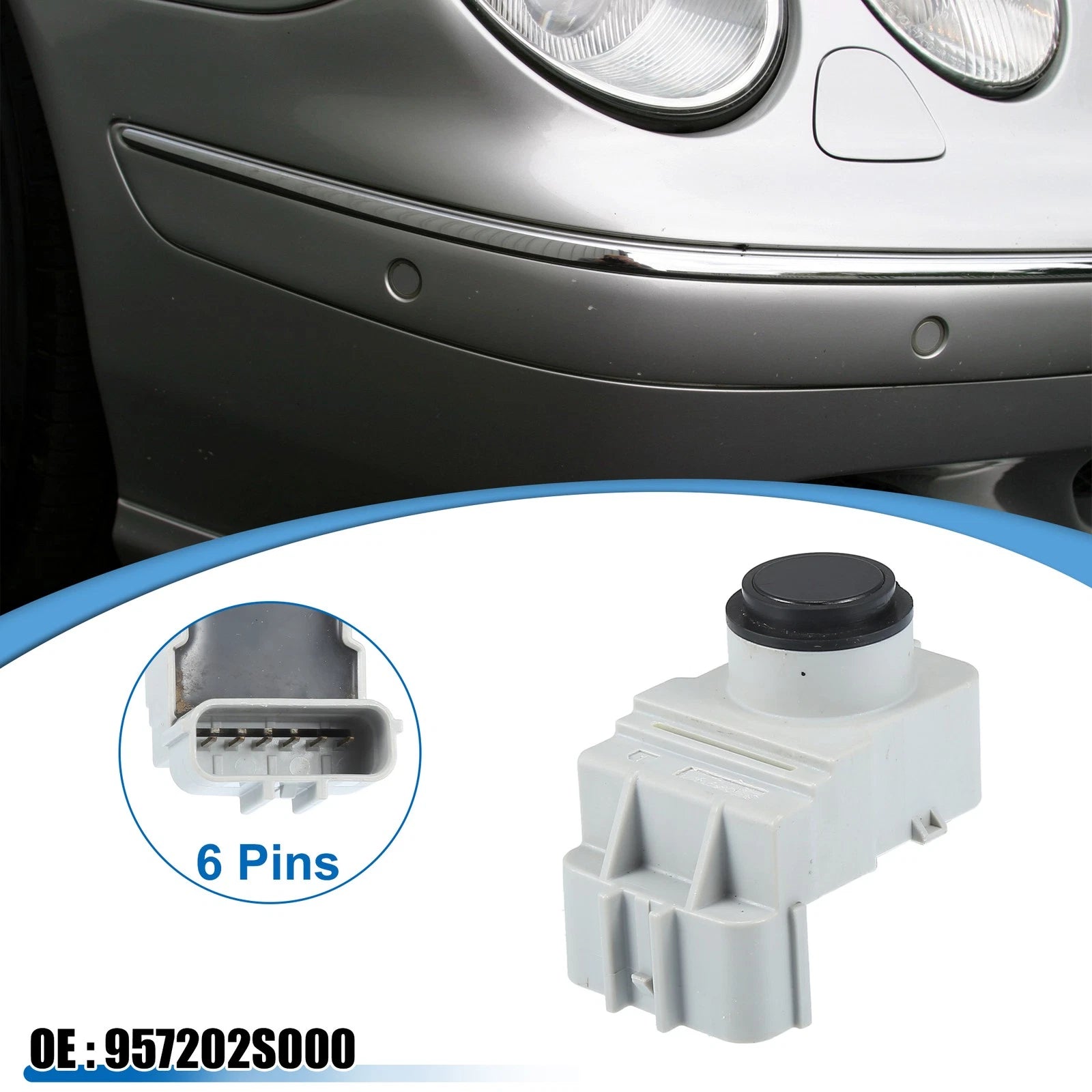 4 Pc Parking Assist Reverse Sensor Replacement for Hyundai Tucson (2005–2015)
