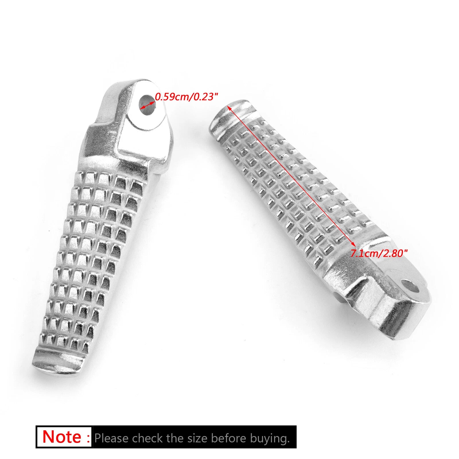 Rear Foot Peg Footrest for Suzuki GSXR600 GSXR750 SV650 TL1000 (2001–2023)