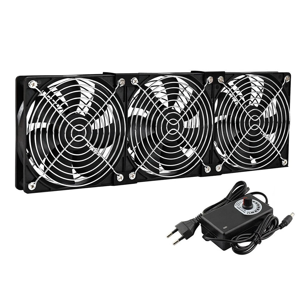 12cm Cooling Fan with Controller and Protective Iron Mesh for Mining Equipment