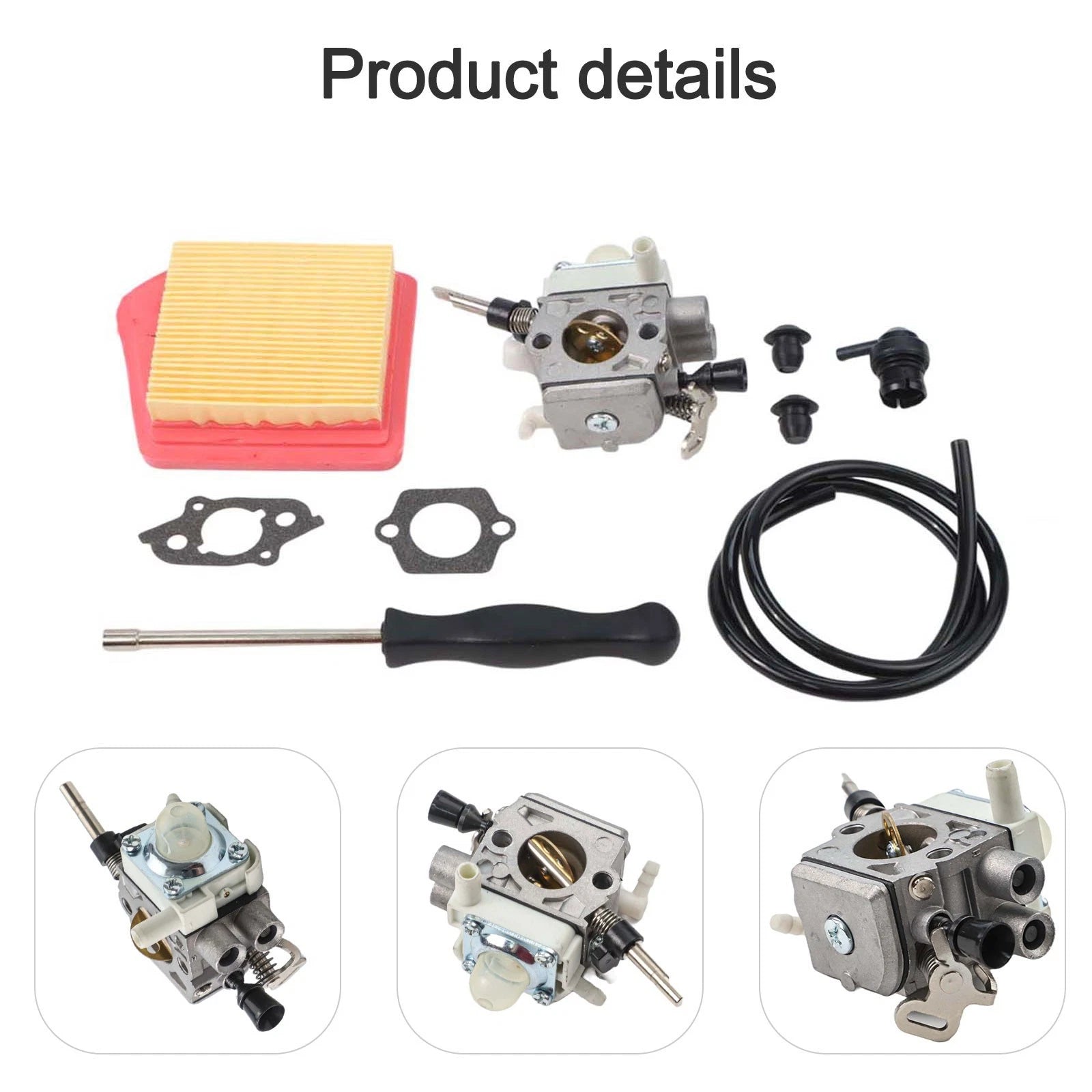 Carburetor Kit for FS240C FS260R (with Air Filter & Tools)