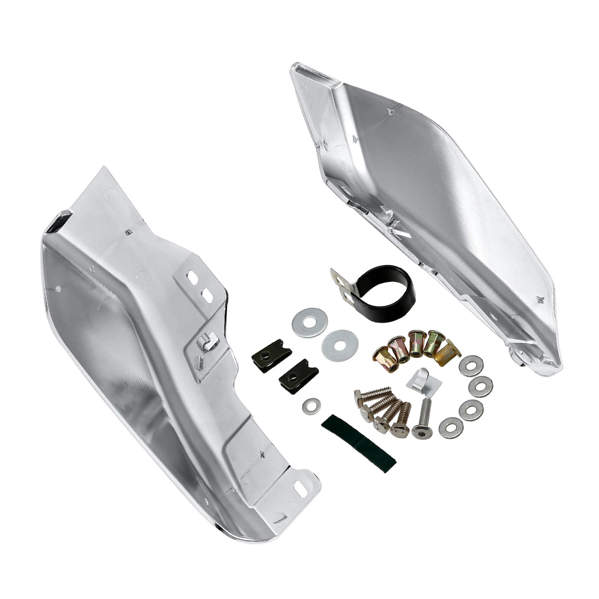 Mid-Frame Air Deflectors for Harley CVO Street Road Glide (2023–2025) Chrome
