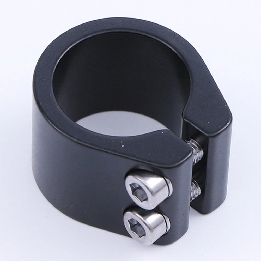 31.8mm Seatpost Clamp for Double Bolt Forged Alloy Black