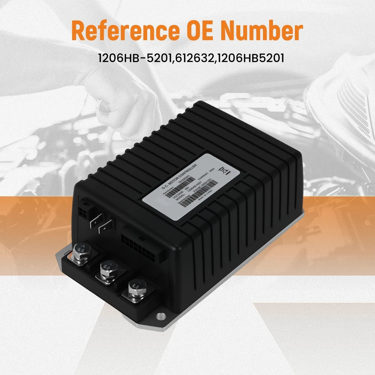 48V 250A Motor Controller for E-Z-GO TXT Express Cushman Hauler (1206HB-5201)