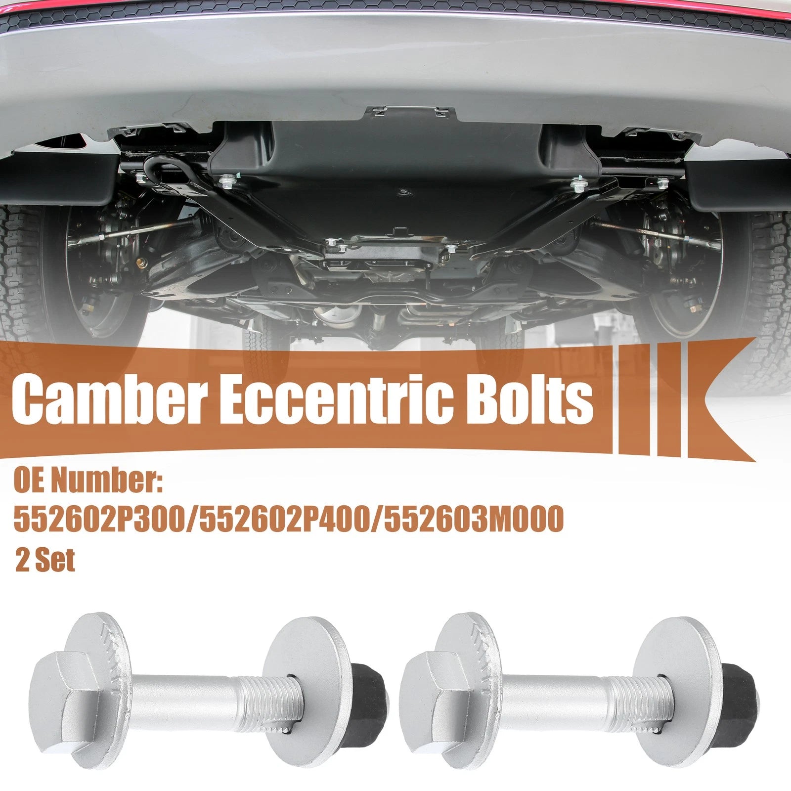 Eccentric Camber Bolts Front Left Right for Kia Optima (2011–2020)