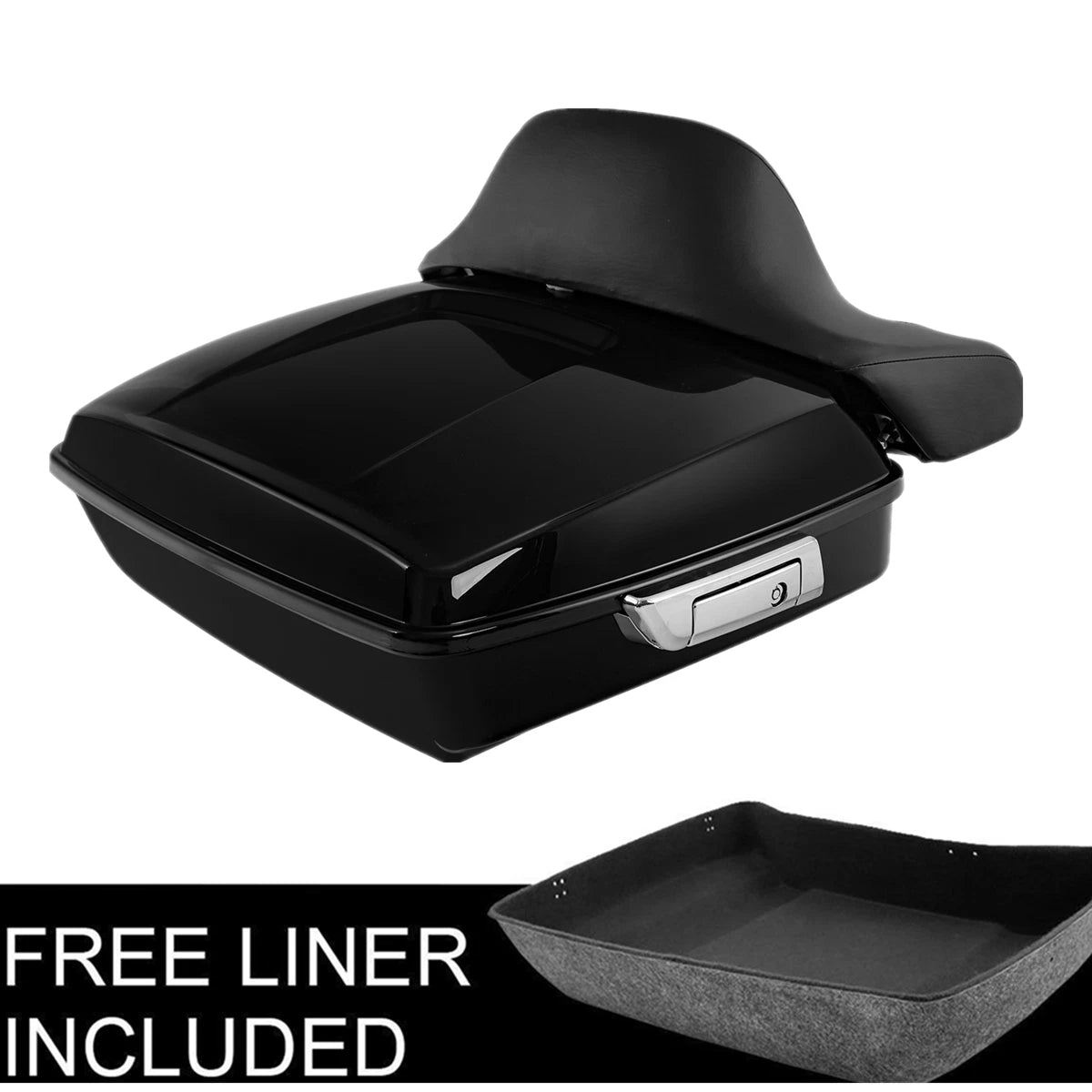 Chopped Trunk + Backrest Pad for Harley Davidson Electra Glide (2014–2026)