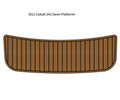 EVA Foam Faux Teak Deck Flooring Mat for Cobalt 242 (2011)