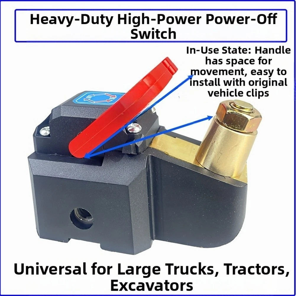Battery Disconnect Switch Heavy Duty with Copper Components for Vehicles