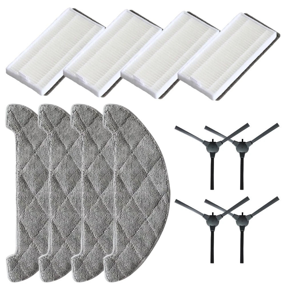 Replacement Accessories Set for Tuvio TR04MLBB (2019–2023) with Side Brushes, Filters