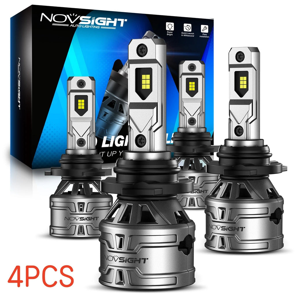 4X 9005 9006 LED Headlight Bulbs for