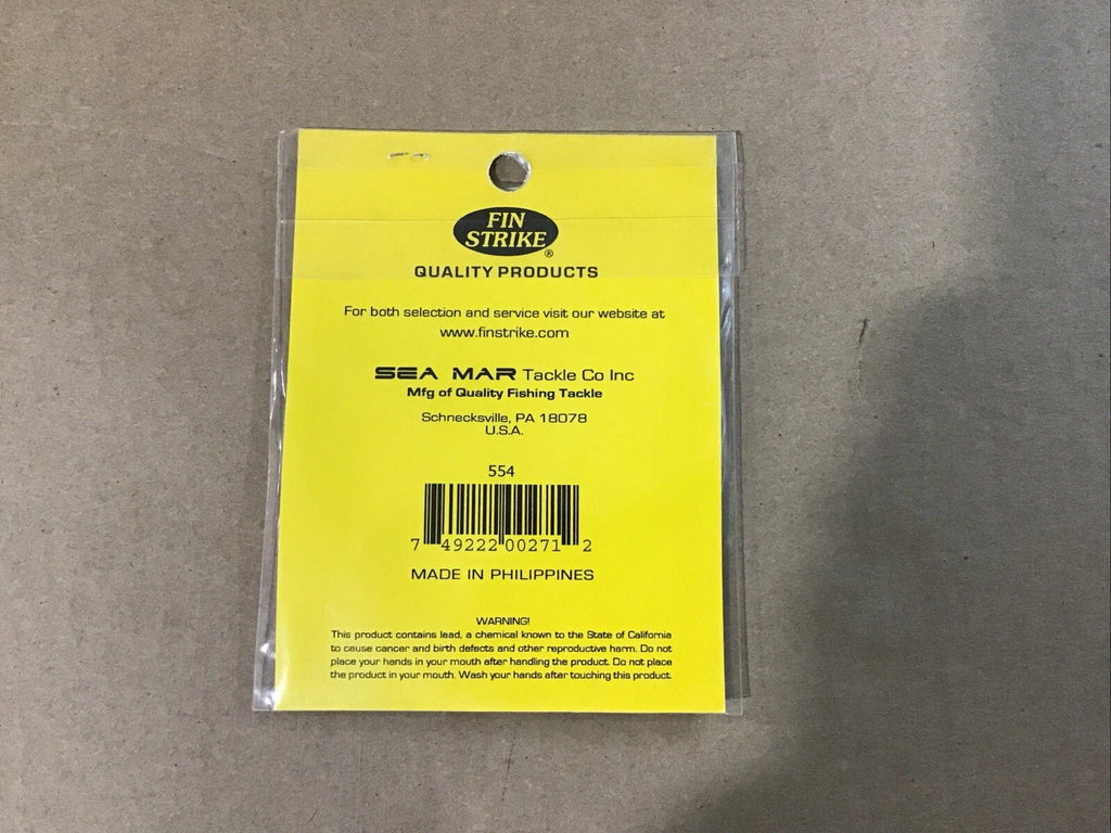 Fin Strike Fluke Rigs Wide Gap with Sinker Snap 554-1008-0148