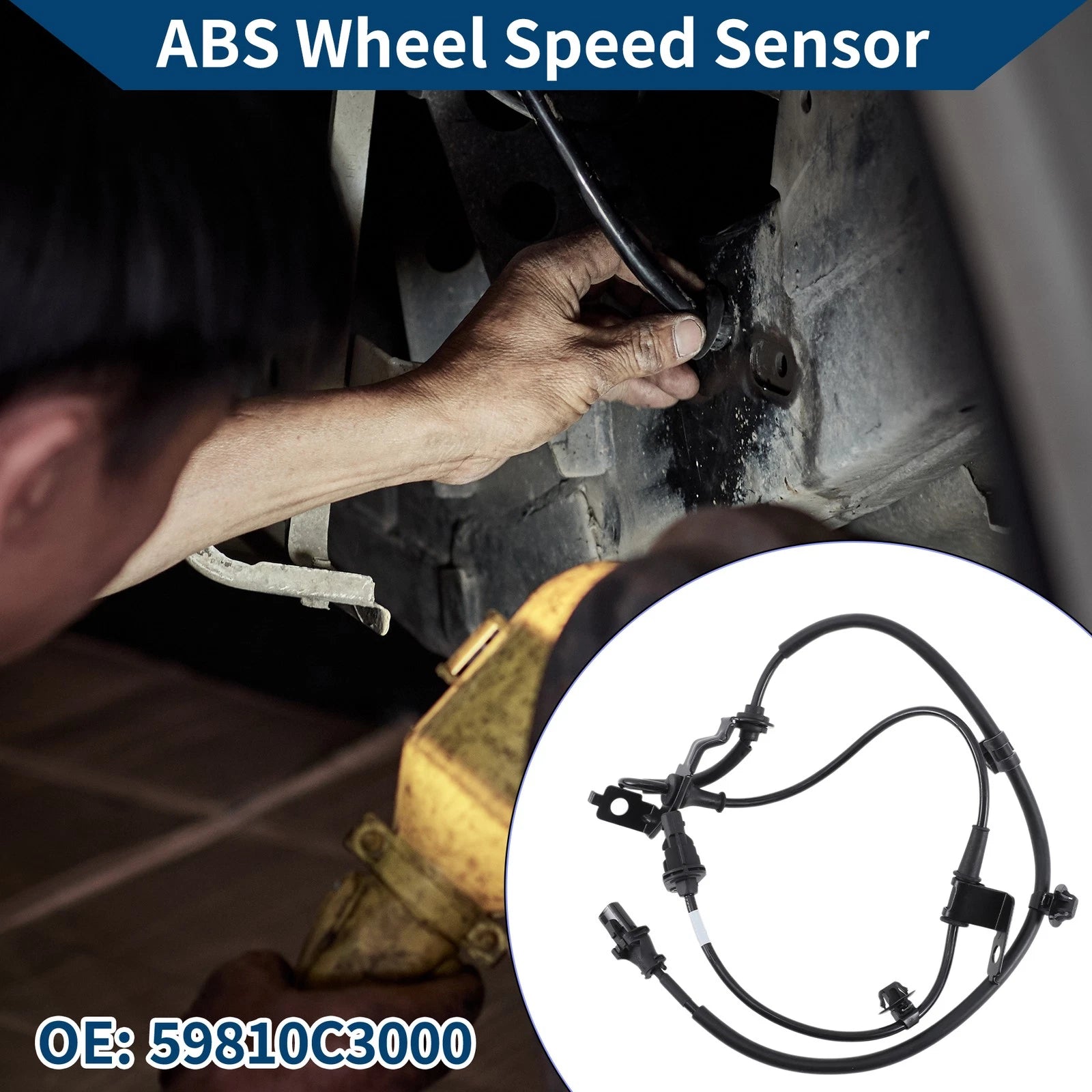 ABS Wheel Speed Sensor Replacement for Hyundai Sonata 2.0L 2.4L (2015–2020)