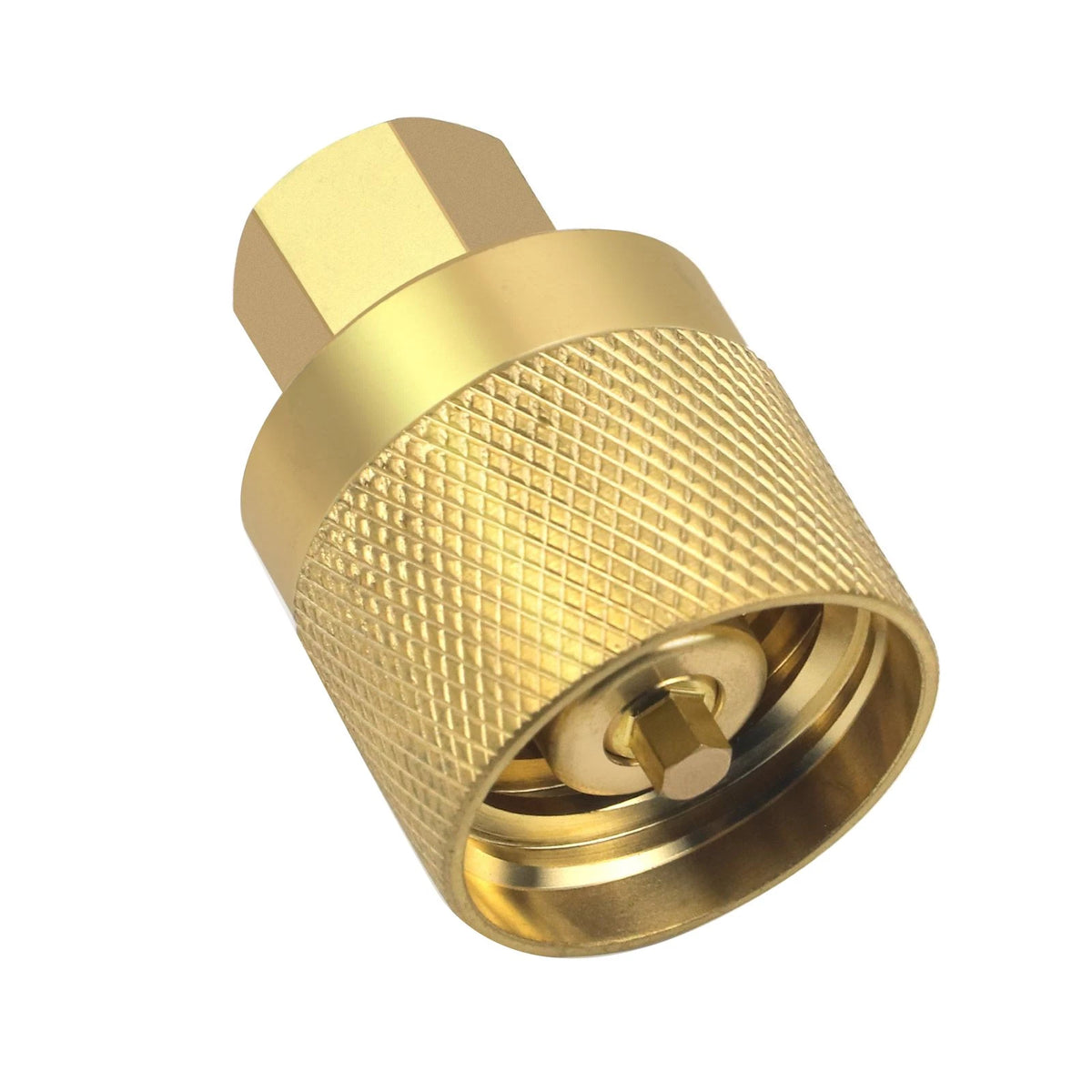 Brass Forklift Propane Tank Adapter Female Fitting Connector RE7141F