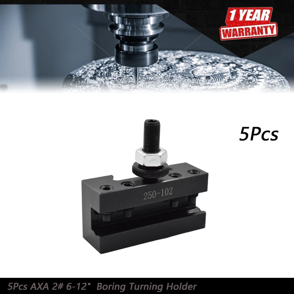 Set of 5 Quick Change Tool Post Boring Turning Holders 250-102