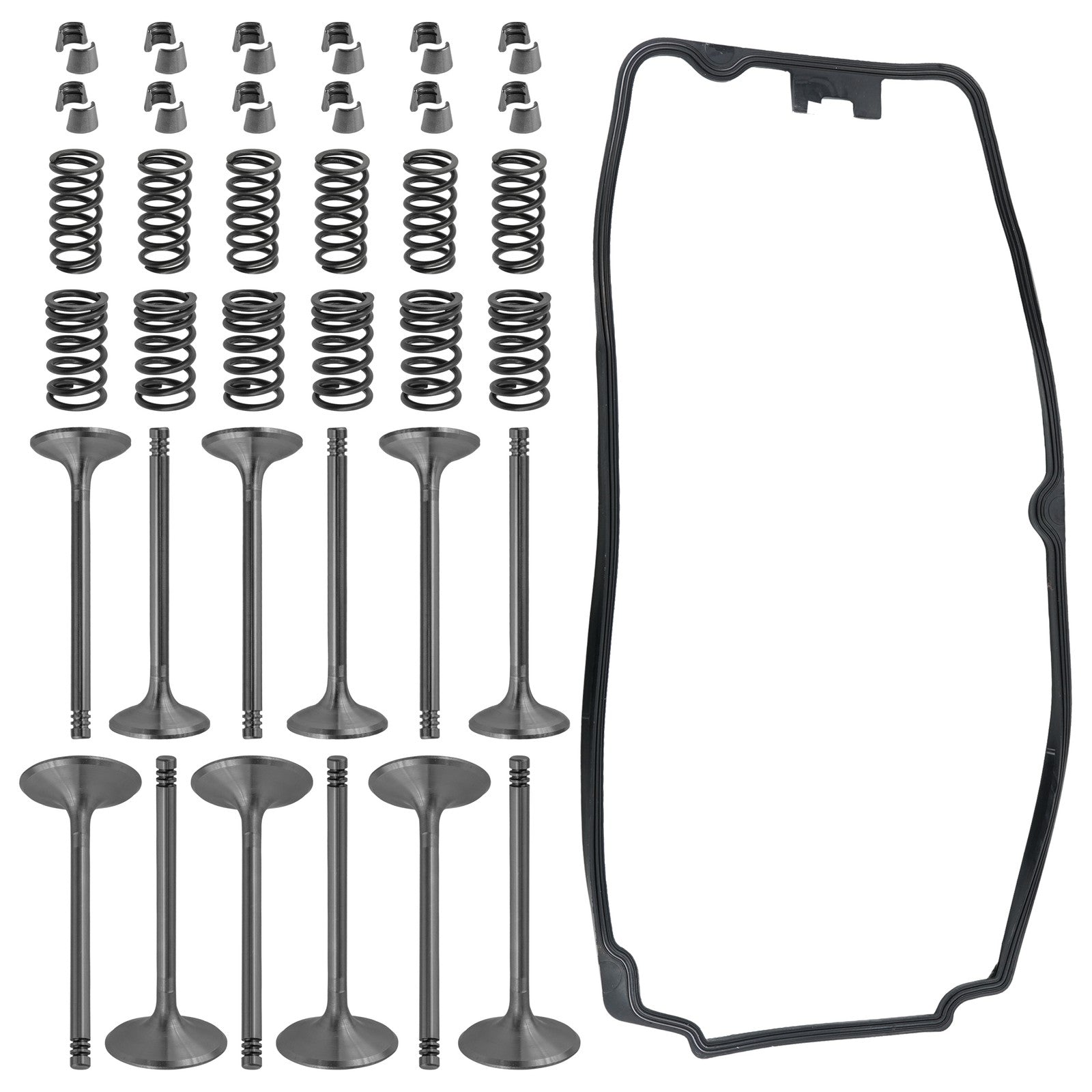 Cylinder Head Intake Exhaust Valve Kit for SeaDoo Wake 155 (2008–2019)