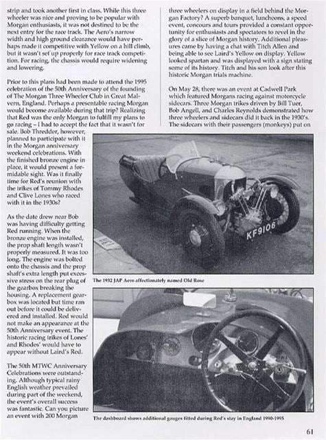 Morgan Three Wheeler Racing & Restoration (2011–2023)