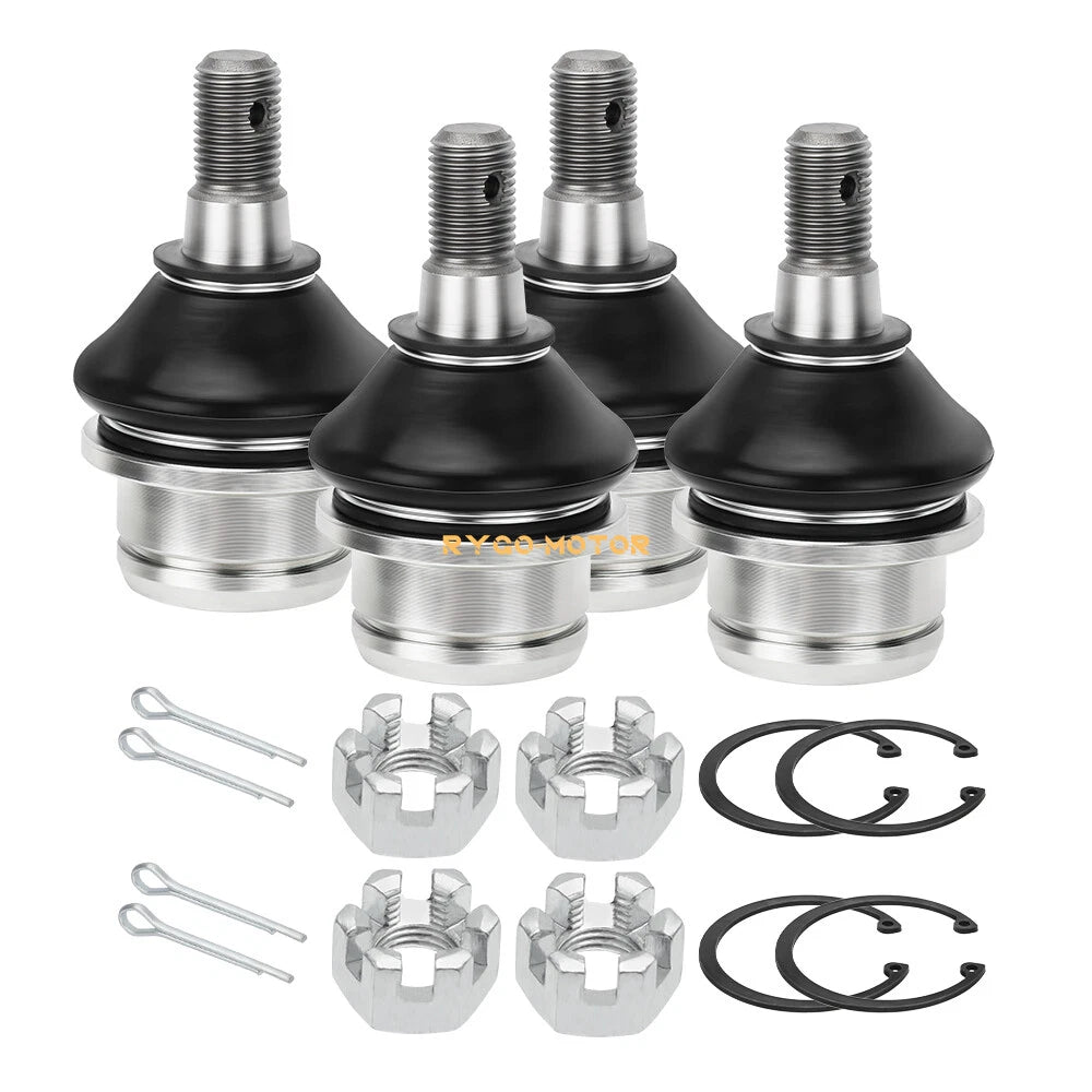 Set of 4 Upper and Lower Ball Joints for Kawasaki KFX450R (2008–2014), KFX700 (2004–2011)