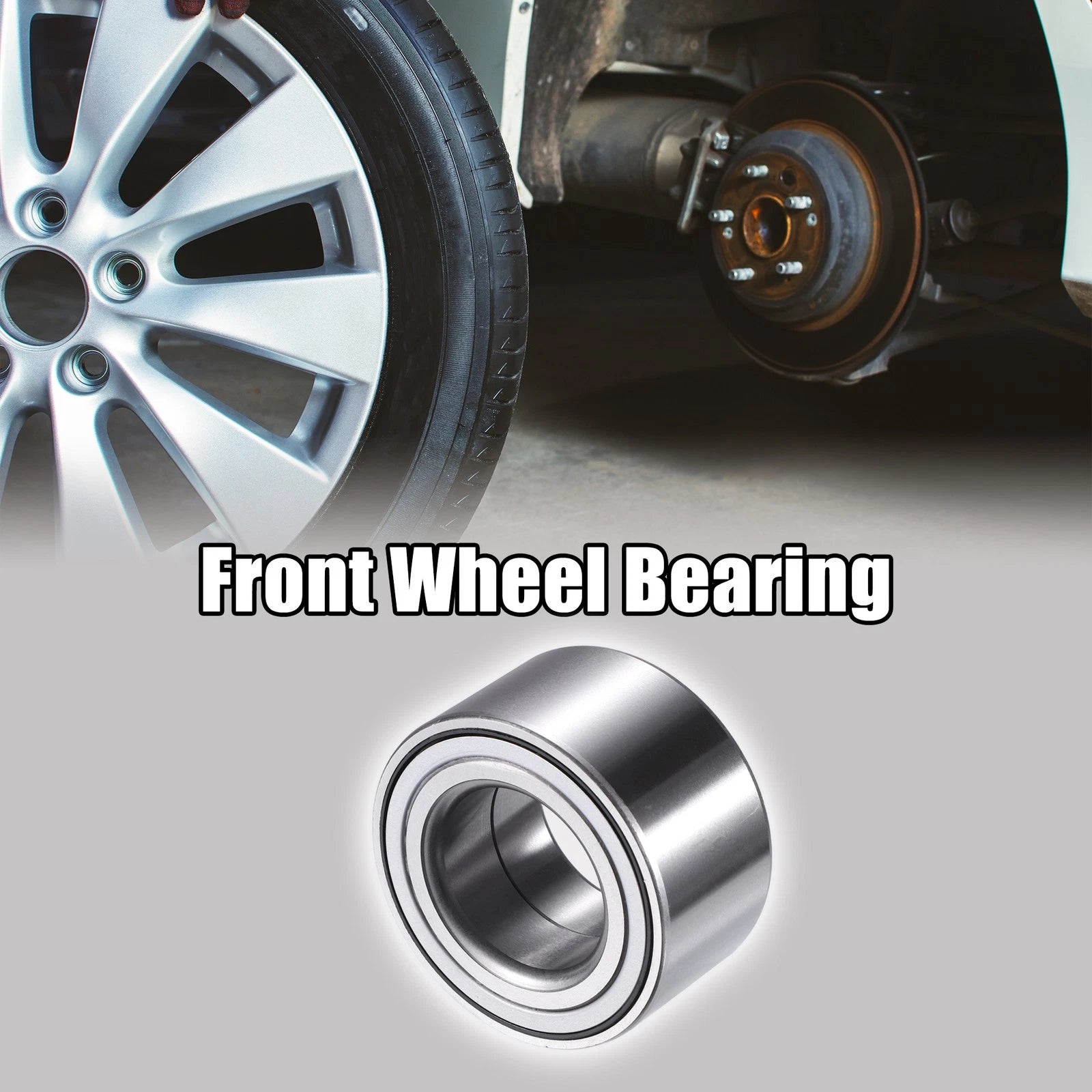 Wheel Bearing Front Set Left Right Replacement for Hyundai Accent (2000–2018)