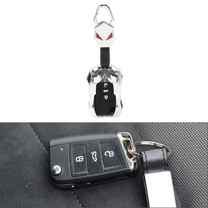 1x Silver 3 Button Key Fob Cover Case for Skoda Karoq (2017–2022)