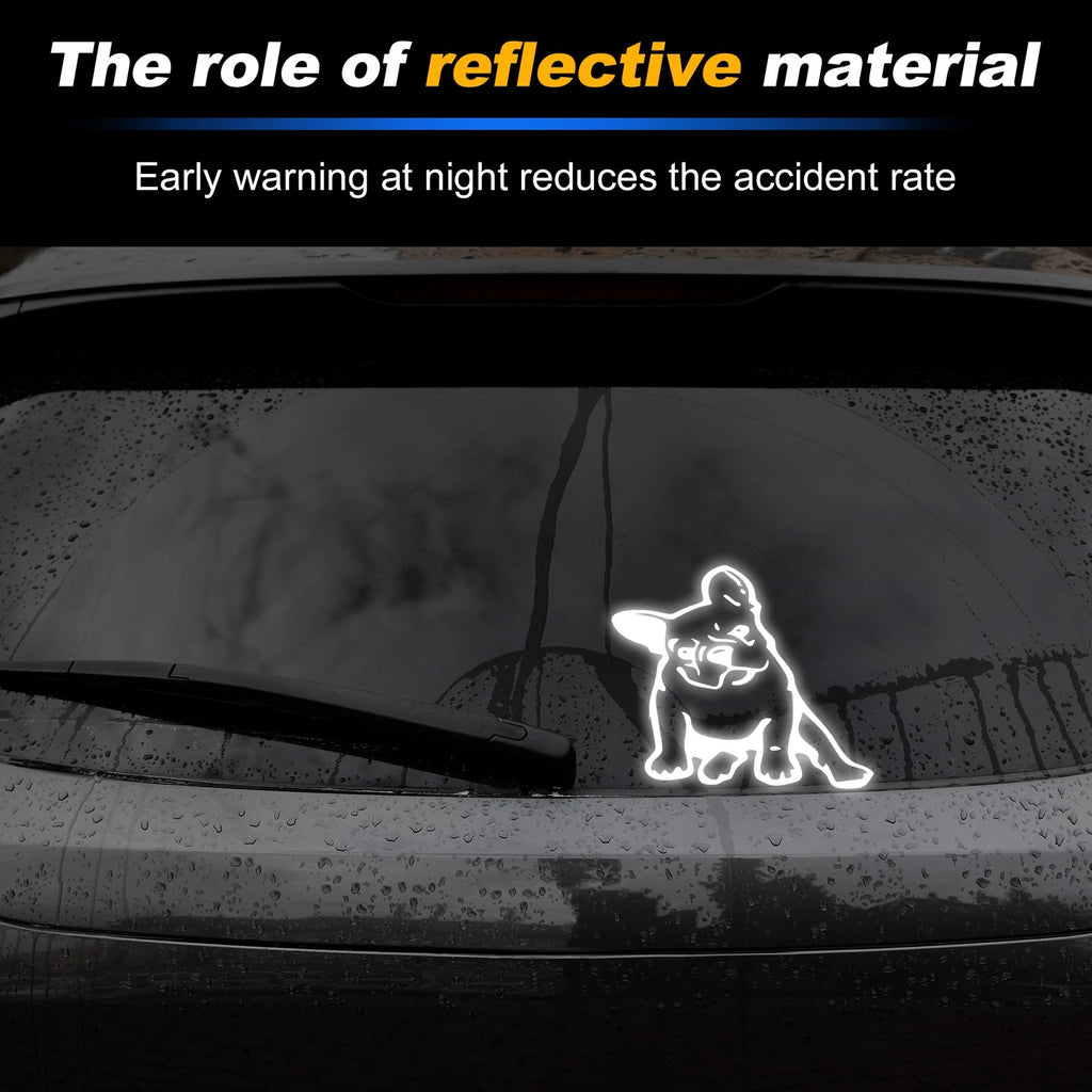 Reflective Bumper Decal for - Bulldog Design