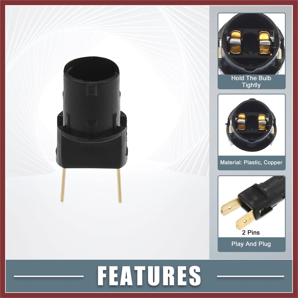 Side Repeater Indicator Light Bulb Socket 2pcs Replacement for VW (1999–2006)