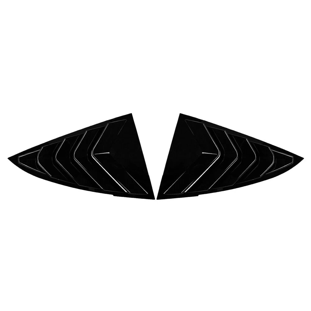 Rear Window Side Vent Shutter Louver Cover Trim for Tesla Model 3 (2017–2023)