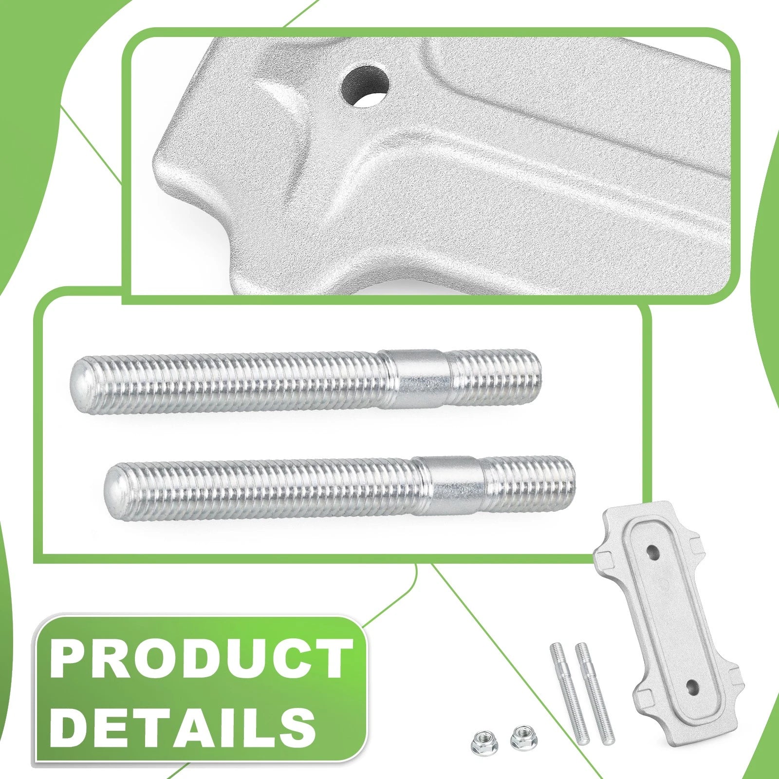 Plate Chain Adjuster w/ Bolts for Suzuki QuadRacer 500 LT500R (1987–1990)