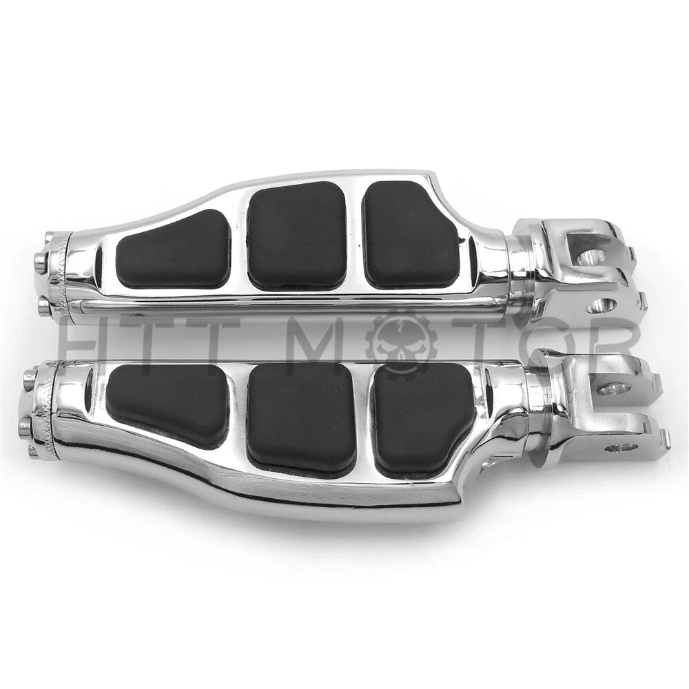 Chrome Flat Wing Footpeg FootRest for Harley Breakout FXBR (2018–2019)
