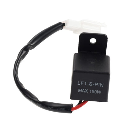 2-Pin Electronic LED Flasher Relay FIX Motorcycle Turn Signal Bulbs Hyper Flash