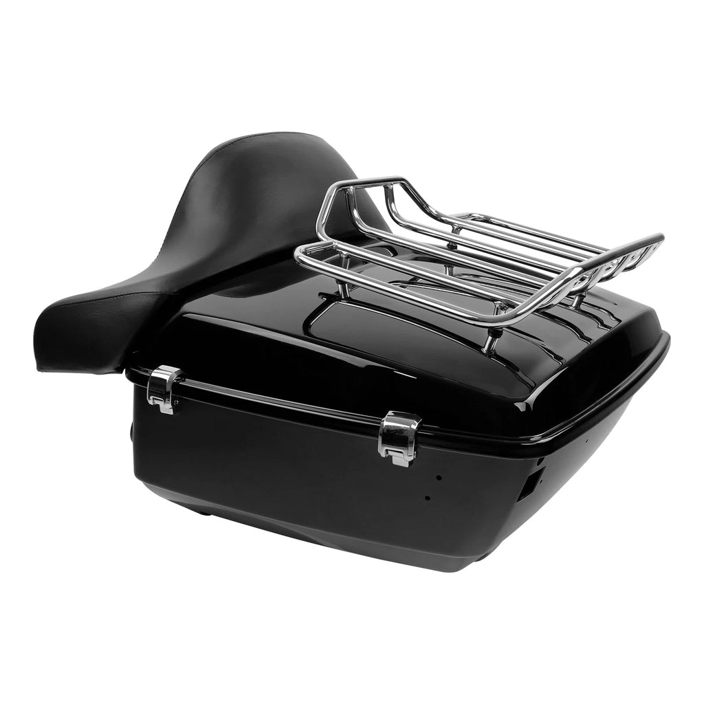 Trunk Backrest Pad Mount Rack for Harley Street Road Glide (2009–2013)