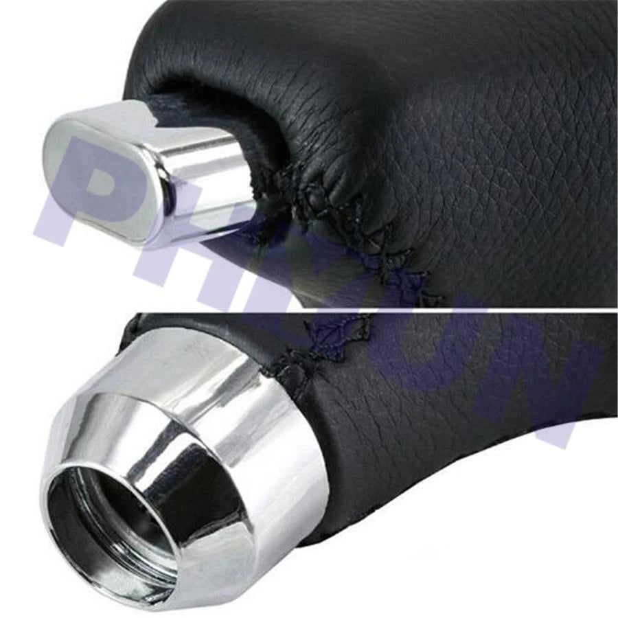 Universal PU Leather Gear Shift Knob Shifter Handle Lever Kit