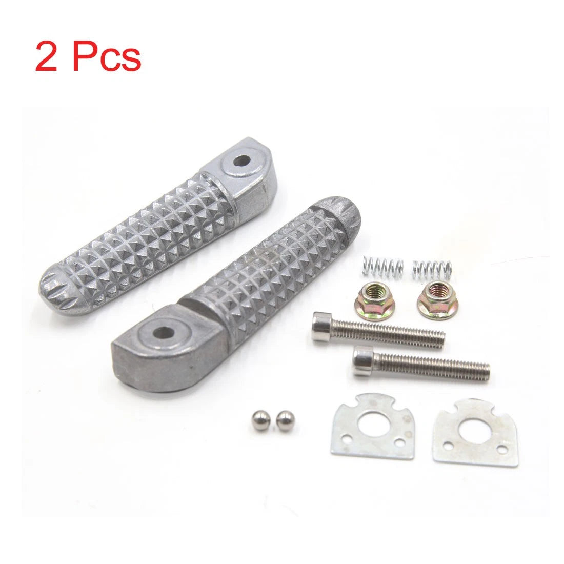 Rearsets Footpegs 6mm Aluminum Alloy Pair for Motorcycle Fitment (All Years)
