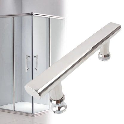 Shower Door Handle Chrome Effect 22530mm for Garden